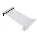 PUSOKEI PCIE 4.0 x16 Extender Riser Cable, High Dual Sided Reverse 180 Degree PCI E Ports GPU Graphic Card Extension Cable for RX 7900 7800 7700 7600 7500,etc (White)