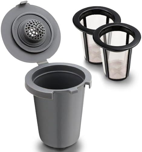Reusable Filter Cup for Cuisinart，Compatible with SS-RFC Single Serve Brewer Coffe Maker (1 Pack with 1 Mesh Filters)