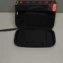 Orzly Carry Case Compatible with Nintendo Switch and New Switch OLED Console - Black Protective Hard Portable Travel Carry Case Shell Pouch with Pockets for Accessories and Games (6.2 inch Switch 1)