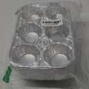 Muffin Pan 6-Cup Cupcake Aluminum Pans Favorite Muffin Tin Size for Baking Cupcakes - Standard Size (6-cup-20Pack)