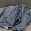 Bedsure Queen Sheet Set, Cooling Sheets for Queen Size Bed Set, Rayon Derived from Bamboo, Breathable & Soft, Deep Pocket, Hotel Luxury Silky Bedding for Hot Sleepers, Dusty Blue