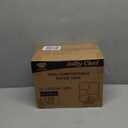 JOLLY CHEF Small Compostable 5 Compartment Paper Plates 10 * 8.25 * 1 inch 125 Pack Disposable Eco-Friendly Biodegradable Food Trays for Primary and Secondary School Students Lunch (Brown)