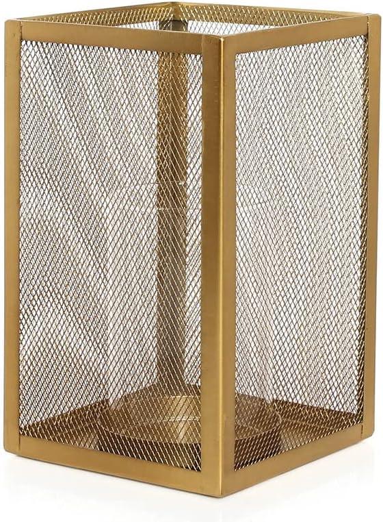 Metal Mesh Pillar Candle Holder, 8