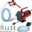 110V AC Gasoline Fuel Pump Kit, Self-priming Fuel Transfer Pump, Reversible Pumping, Overheat Protection, Explosion-proof, Suitable for Gasoline, Diesel, Mineral Oil, Kerosene