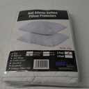 Quilted Pillow Protectors Queen Pair 20x30 Inches Extra Soft Thick Ultra Plush White Zippered Set of 2 Size Encasement