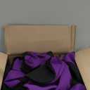 FH Group Full Set Car Seat Covers Cloth, Universal Fit combo, Set with Steering Wheel Cover and Seat Belt Pad fits Most Cars, SUVs, Trucks Purple