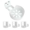 3 Pack Upgraded Wall Mount Bracket for Tp-Link Deco X55, X55 Pro, X20, X50, X60 Mesh WiFi System, Sturdy Metal Made Holder Stand Bracket Shelf with Cable Organizer, Space Saving (White)