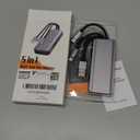 5-in-1 Multi Memory Card Reader,Aluminum SD/TF/CF/MS/M2/Cfast/Memory Stick Pro Duo/Micro SD Card Reader Adapter for i-Phone/i-Pad USB C and USB A Devices,No Application Required Plug and Play