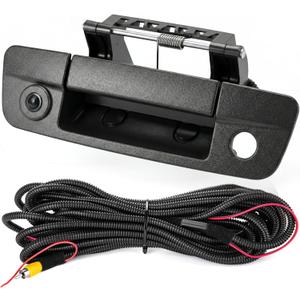 Tailgate Handle Backup Rear View Camera for Dodge Ram 1500/2500 / 3500 2013-2017 | Tailgate Reverse Parking Assist Camera Assembly | Replaces # 68197873AA, 68084284AB, CH1915120