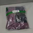 LOVELONGLONG Waterproof Dog Raincoat with Removable Hood  Outdoor Full Body Dog Jacket, Windproof Snowproof Shell Suit  All Season Pet Rain Gear Plum Purple L (L (Back 16.5"))