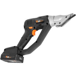 WEN Cordless Metal Shear, Variable Speed with 20V Max 2.0 Ah Lithium-Ion Battery and Charger (20314)
