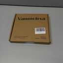 Women's V-Neck Ruffle Design Polo Shirts Short Sleeve Collared Loose Casual Tunic Blouses with Pocket (M)