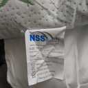 Ultra Soft Queen Size Mattress Topper - Viscose Made from Bamboo Pillow Top Mattress Pad for Back Pain Relief - Naturally Cooling for Hot Sleepers, Green