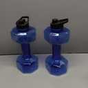 YOTAN Water Dumbbells Set, 2 PCS Water Weights for Pool Exercise, Pool Weights for Water Exercise Resistance, Aquatic Exercise Equipment for Aqua Therapy, Pool Fitness, Weight Loss (BLUE)