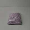 Mi Zone Purple Full Size Sheet Sets Kids Polka Dot Sheets for Girls 100% Cotton Percale Soft Sheet Set, Flat Sheet, Fitted Sheet, Pillowcase, Breathable All Season Bed Set, Fits up to 14" Mattress