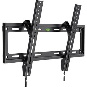 USX Mount UL Listed TV Mount Low Profile for Most 26-60" Flat Screen LED, LCD, Curved TVs, TV Wall Mount Bracket Tilt VESA 400x400mm- Up to 99lbs, Quick Lock and Release to Mounts on 12" 16" Stud
