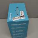 Amzany Mattress Vacuum Cleaner - 5-in-1 Cordless Bed Vacuum Cleaner, Powered by UV-C Light & Ultrasonic Technology, 16Kpa Strong Suction,Low Noise,Suitable for Dust, Pet Hair, Etc. (White)