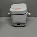 TLOG Mini Rice Cooker 2.5 Cups Uncooked, Healthy Ceramic Coating Portable Cooker, 1.2L Travel Small for 1-3 People, Personal maker, Food Steamer, 12 Hours delay timer, Multi-cooker Grains, Oats