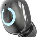 GOALSEN Single Ear Wireless Earbud for Work and Driving, Bluetooth in-Ear Headset with 12-15 Hours Playtime, Comfortable Secure Fit Earpiece for Calls, Office, Commuting, Black