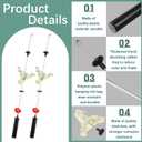 Capoda 4pcs 420952P Suspension Rod Kit Washer Suspension Assembly Compatible with Fisher & Paykel Washer WA3927G1 WA4127G1 WL4227J1 WA1068G2 WA1068P1, Replace 421841P 1880882 3022058 AP6023004