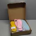 6 Pairs Flip Flops for Women Colorful Soft Lightweight Non Slip Shower Flip Flops for Summer Beach Pool Wedding Party ((8.5-9 size))