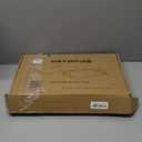 Vayepro 2-Burner Griddle Pan with Glass Lid - Nonstick Stovetop Griddle for Gas, Glass Stove Top - Aluminum Camping Grill Pan for Pancakes, Eggs, Breakfast (16.9" x 10.2" x 1")