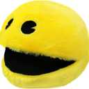6" pacn Game Man Plush Toys Yellow Portable Plush Stuffed Toy Ghost Stuffed Animal Suitable for Party Decoration Suitable for Festivals/Birthday Gifts