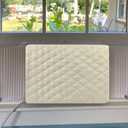Homydom Air Conditioner Cover Inside, AC Unit Cover Double Insulation Defender, High Elasticity, Light Yellow M-25"x 16"x 3.5"(L x H x D)