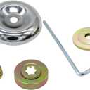 10PCS Brush Cutter Blade Adapter kit, Trimmer Attachments for String Trimmers Brush Cutter, with Universal Adapter Kit, Premium Stainless Steel Trimmer Head Compatible with Cutter, Weed Eater