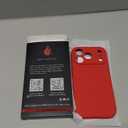 Magnetic for iPhone 17 Pro Case, Compatible with MagSafe, [Integrated Silicone Camera Control Button] [Camera Protection] Anti-Scratch Microfiber Lining Phone Case, 6.3", Deep Red