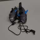 LESOVI Bike Horn with Light, 120dB Electric Bicycle Bell & 400LM Rechargeable Headlight, IPX4 Waterproof Kids Bike Accessories for Boys/Girls, Scooters, Easy Install with Battery (Blue)