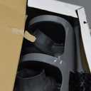 MR.SIGA Toilet Plunger and Bowl Brush Combo for Bathroom Cleaning, Gray, 2 Sets