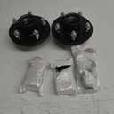 2 Sets Trailer Hub Kit 5 Bolt 4.5, Trailer Axle Kit for 3500 lb 5 Lug Diameter 6.34" Trailer Hub with L44649 L68149 Bearing Extra Dust Cap and Rubber Plug