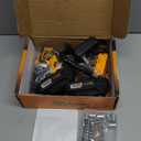 Cordless Drill Set/Driver, 20V Electric Power Drill With Battery And Charger, 40N Torque, 20+1 Settings, 2 Batteries,3/8-Inch Keyless Chuck, Driver Bits Kit, LED Light (Yellow Model - Includes 2 Batteries)