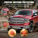 Hood Deflector Protector Fit for 2013-2018 Dodge RAM 1500 Accessories TPE Hood Protector Bug Deflector Shield Replacement for Ram Truck Accessories
