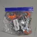 2 Inch Caster Wheels, Threaded Stem Casters Set of 4 Heavy Duty, 1/2"-13 x 1 (Screw Diameter 1/2", Stem Length 1"), Safety Dual Locking Industrial Castors, Wheels for Cart, Furniture