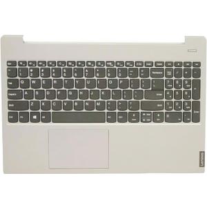 New Replacement for Lenovo Ideapad S340-15IWL S340-15API S340-15IIL S340-15 81N8 Laptop Upper Case Palmrest Non-Backlit Keyboard Touchpad Assembly Part 5CB0S18817 5CB0S18691 5CB0S18660 (Sliver)
