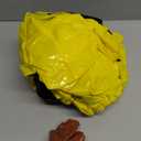 Inflatable Jumbo Football Set Inflatable Football Goal with Beach Ball Target Goal Post Ball Accessories Outdoor Sport Summer Beach Pool Games for Practice and Fun (Yellow, Black)