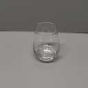 Unique Monogrammed Stemless Wine Glasses - Personalized with Letter L Initial, 16 Oz Capacity, Handcrafted Crystal Stemless Glasses with Engraved Initials - Ideal Wine Gifts for Women, Men