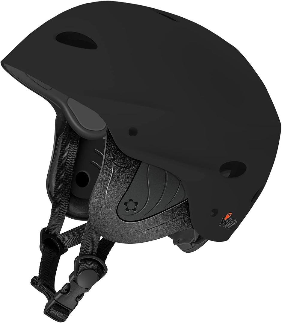 Vihir Adult Water Sports Adjustable Helmet with Ears - Perfect for Kayaking, Boating,Surfing large