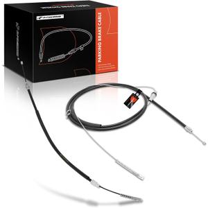 A-Premium Rear Driver and Passenger Side Parking Brake Cable Assembly Compatible with Ford Models: F-150 F150 2006 2007 2008, 2-PC Set - Replace# 8L3Z2A635AA, 6L3Z2A635KB