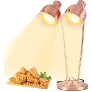 Food Warmer Lamp Heat Lamp with Bulbs for Food Heating Lamp Commercial Food Buffet Warmer Lamp Restaurant Food Service