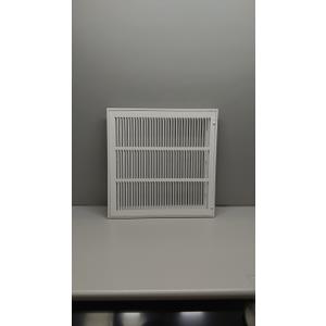 20"W x 20"H [Duct Opening Size] Steel Return Air Filter Grille - Removable Face/Door for 1 inch Filters -HVAC Vent Cover Grill - White [Outer Dimensions: 22 5/8"W X 22 5/8"H]