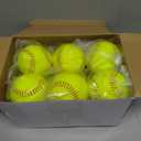 Softballs,Practice Softballs,Softball for Youth Teenager/Adults Players Training Ball,Safe Throwing for Indoor or Outdoor,Catching and Batting Practice,Cork Rubber Center