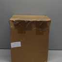 Dog Poop Trash Can Outside 3.96 Gal/15 L Plant Styled Dog Waste Trash Can with Lid 50 Pcs Plastic Waste Bags Outdoor Indoor Poop Container Slim Garbage Bin for Yard Garden Pet (White)