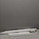 Baby Clothing Rack for Baby Shower Pets Dolls, Baby Clothes Rack with Storage Shelf & Double Rods, Toddler Clothes Rack, Mini Closet Baby Shower Rack (White)