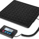 Fuzion Shipping Scale, 440LB x 10g High Accuracy Digital Postal Scale, Durable Alloy Steel Platform, Heavy Duty Scale for Packages, Postage, Luggage, Battery and AC Adapter Powered (PS4B Pro)