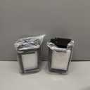 Prinfort 6"x6" (Actual: 5.5"x5.5") Deck Post Base Covers Aluminum, Split Style Post Base Trim Skirt Decorative Black 2Pack