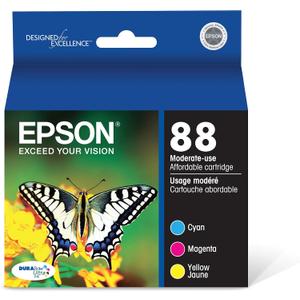 EPSON 88 DURABrite Ultra Ink Color Combo Pack For CX-4400, 4450, 7400, 7450 ; N-10, 11; NX-100, 105, 110, 115, 200, 215, 300, 305, 400, 415