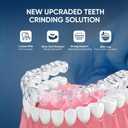 Anti Grinding Guard, Mouth Guard for Clenching Teeth at Night, Mouth Guard for Sleeping, Comfortable & Reusable Adult Night Guards for Teeth Grinding, Includes 4pcs & 1 Travel Case